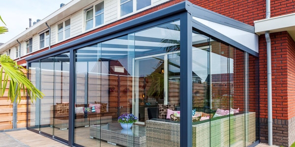 Aluminium veranda